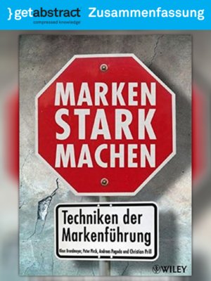 cover image of Marken stark machen (Zusammenfassung)